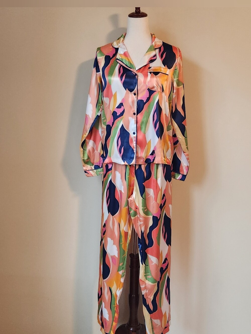 NWT Mary Square Groovy Kind Of Love Charlotte Loungewear Pants Set S 42281